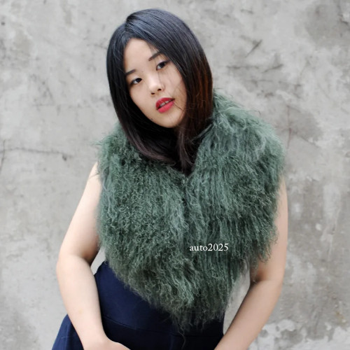 Real fur scarf detachable - real,
